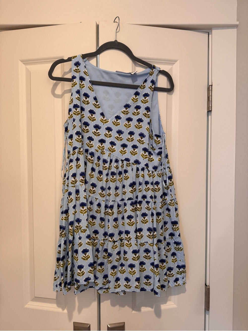 Sincerely Jules Pleated Swing Dress Large